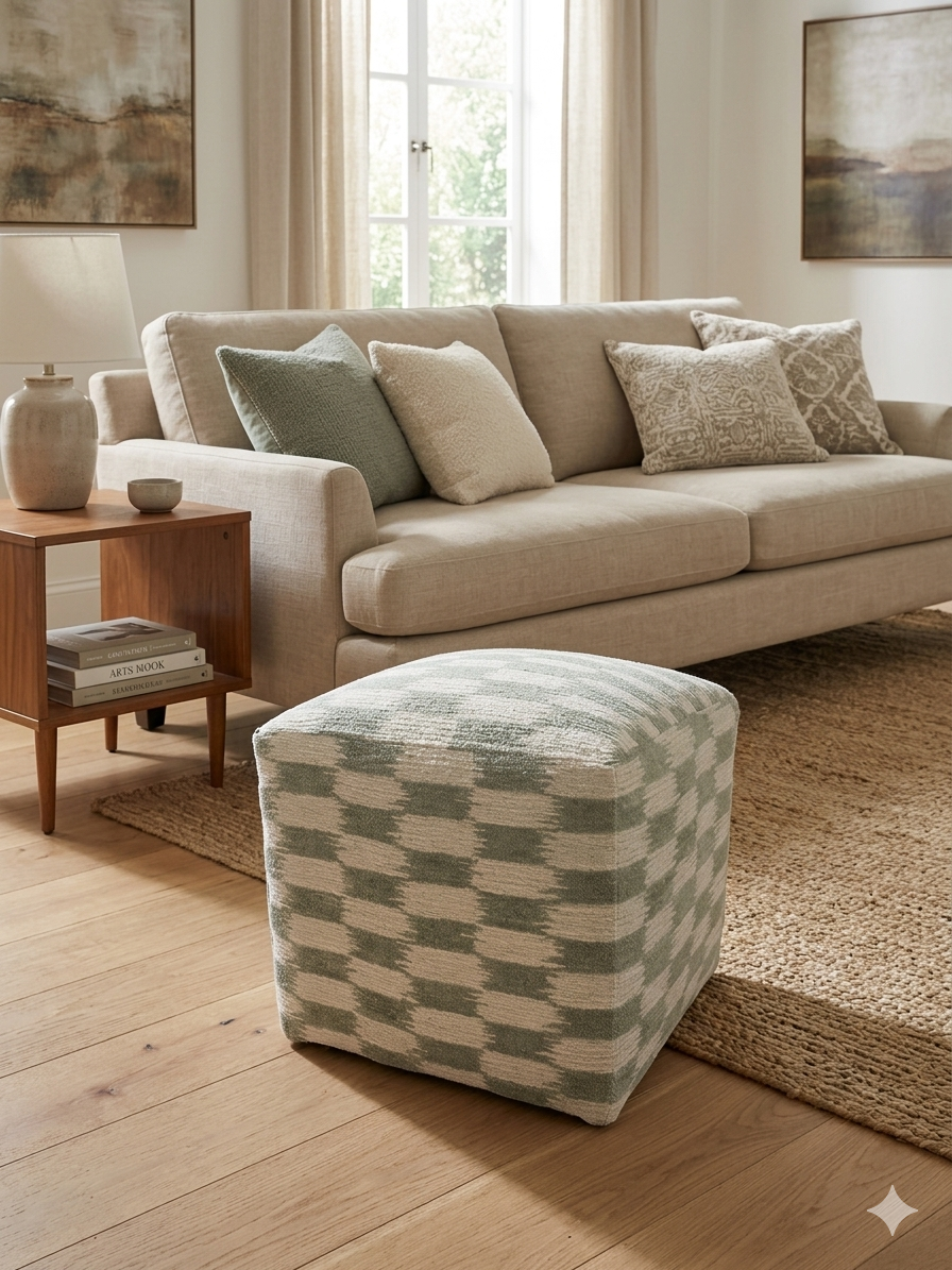 Pouf carré personnalisable